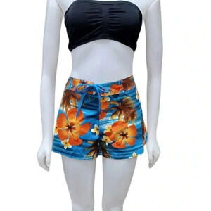 Isabella Tropical  Floral Lined Board Shorts Size XL